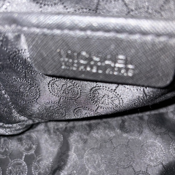 Michael Kors Black Hamilton Satchel with Silver Accents - Picture 4 of 11